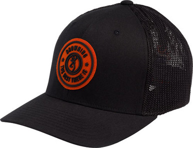Bg Cap Dusted Logo Black W/ - Circle Patch Large/xl Flex Fit