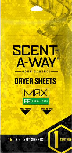 Hunters Specialties Scent-a-way Max, Hs 07708Scentaway Earth Dryer Sheet