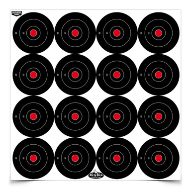Birchwood Casey Dirty Bird Round Bullseye Target 192-3. .