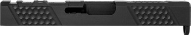 Grey Ghost Prec Glock 19 Slide - Gen 3 V2 W/pro Cut Black