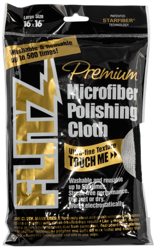 Flitz Polishing Cloth, Flitz Mc200Microfiber Pol Cloth