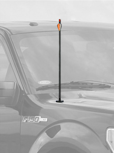 Arrow Antenna Fully Functional - Oem Replacement One Size Black