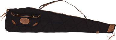 Bg Lona Canvas Gun Case 48" - Scoped Black/brown Trim