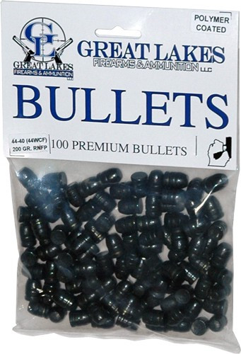 Great Lakes Bullets .44-40 - .427 200gr Lead-rnfp Poly 100