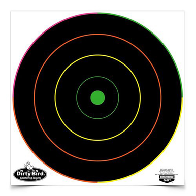 Birchwood Casey Dirty Bird 10-12in Bullseye Trgts 10PK