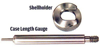 Lee Case Length Gauge, Lee 90147 Gauge/holder 7.62x54rus