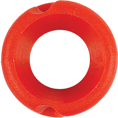 Pine Ridge Feather Peep Sight - 1/4" Red 1ea