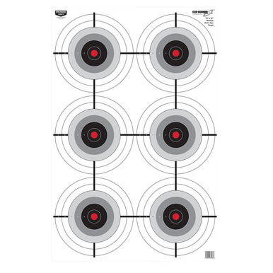 Birchwood Casey Eze-scorer, Bir 37037 Eze-scorer 23x35 Multiple Bullseye 5pk