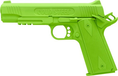 Cold Steel 1911 Rubber Traing - Pistol Cocked And Locked Green