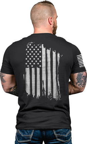 Nine Line Apparel America - Men's T-shirt Black Medium