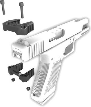 Recover Tact. Charging Handle - Glock Double Stack 17/19/22