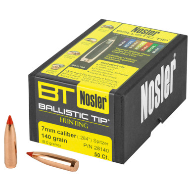 Nosler BT-7mm 140g SP Bullets 50ct