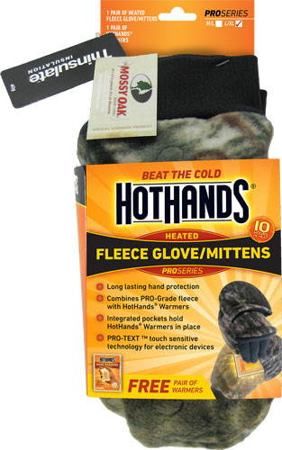Hothands Heated Glove/mitten - Mobu W/free Pair Of Wrmrs L/xl
