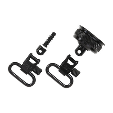 Uncle Mikes Swivels QD REM 870 1in Ext Ratchet Cap Set Blued
