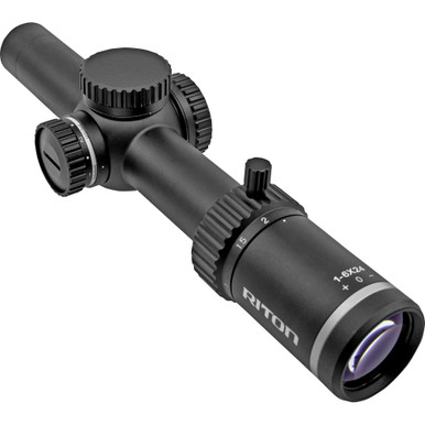 Riton X5 Primal Scope 3-18x44 - 30mm Tube W/throw Lever