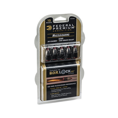FED 50CAL 350GR LEAD MZ BOR LOCK 15/10
