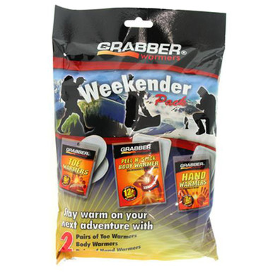 GRABBER WEEKENDER 6 PACK LG HAND - TOE - BODY