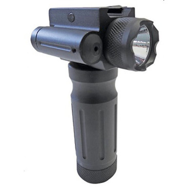 SUN TACTICAL FOREND GRIP W/ 750 LUMEN & GRN LASER