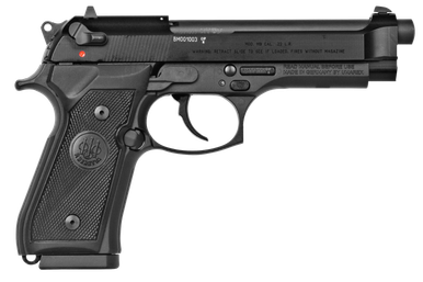 Beretta USA J90A1M9F19 M9 22 LR 5.30" 15+1 Black Black Bruniton Steel Slide Checkered Black Aluminum Grip