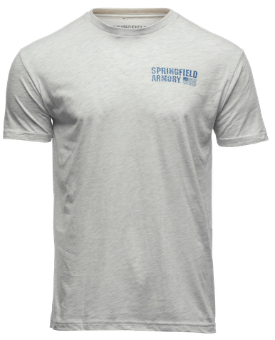Springfield Armory American Flag, Spg Gep7124xl Mens Sa Am FlagTshirt White Xl