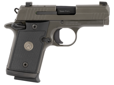 Sig Sauer P938 Legion 9mm Luger 3" 7+1 Serrated Gray Cerakote Stainless Steel 938M-9-LEGION