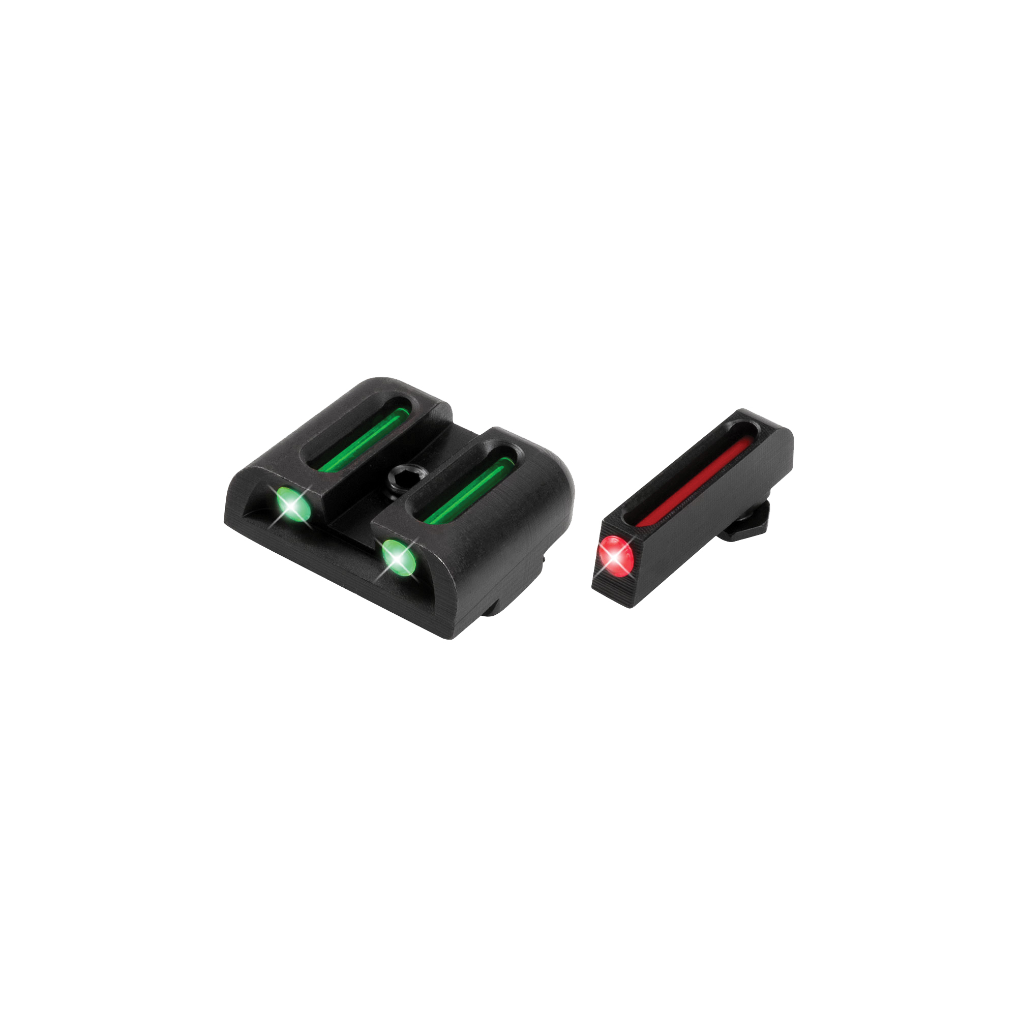 TruGlo TG131G1 Fiber-Optic Red/Fiber Optic Front Sight-Green/Fiber Optic Rear Sight Glock 17/17L/19