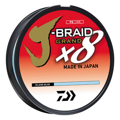 Daiwa J-Braid Grand 8X 150YDS Island Blue JBGD8U50-150IB