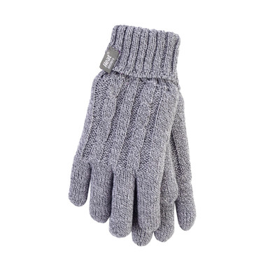 Heat Holder Glove Ladies - Light Grey - L/XL