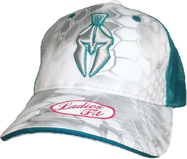 Kryptek Centurian Logo Yeti - Camo/aqua Ladies Ball Cap