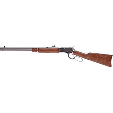 Rossi 923572093 R92 Carbine 38 Special +P or 357 Mag Caliber with 10+1 Capacity, 20" Round Barrel, Stainless Steel Metal Finish
