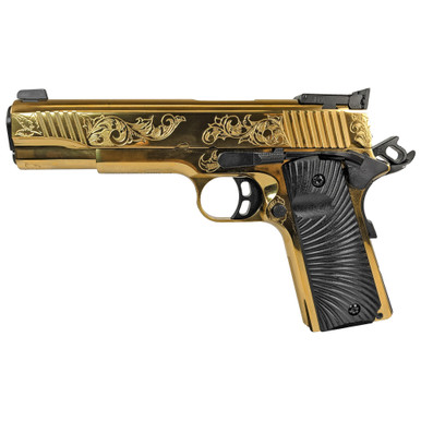Girsan, MC1911 Deluxe, 1911, 45ACP, 5" Barrel, 8Rd, Gold, Semi-automatic, Full Size