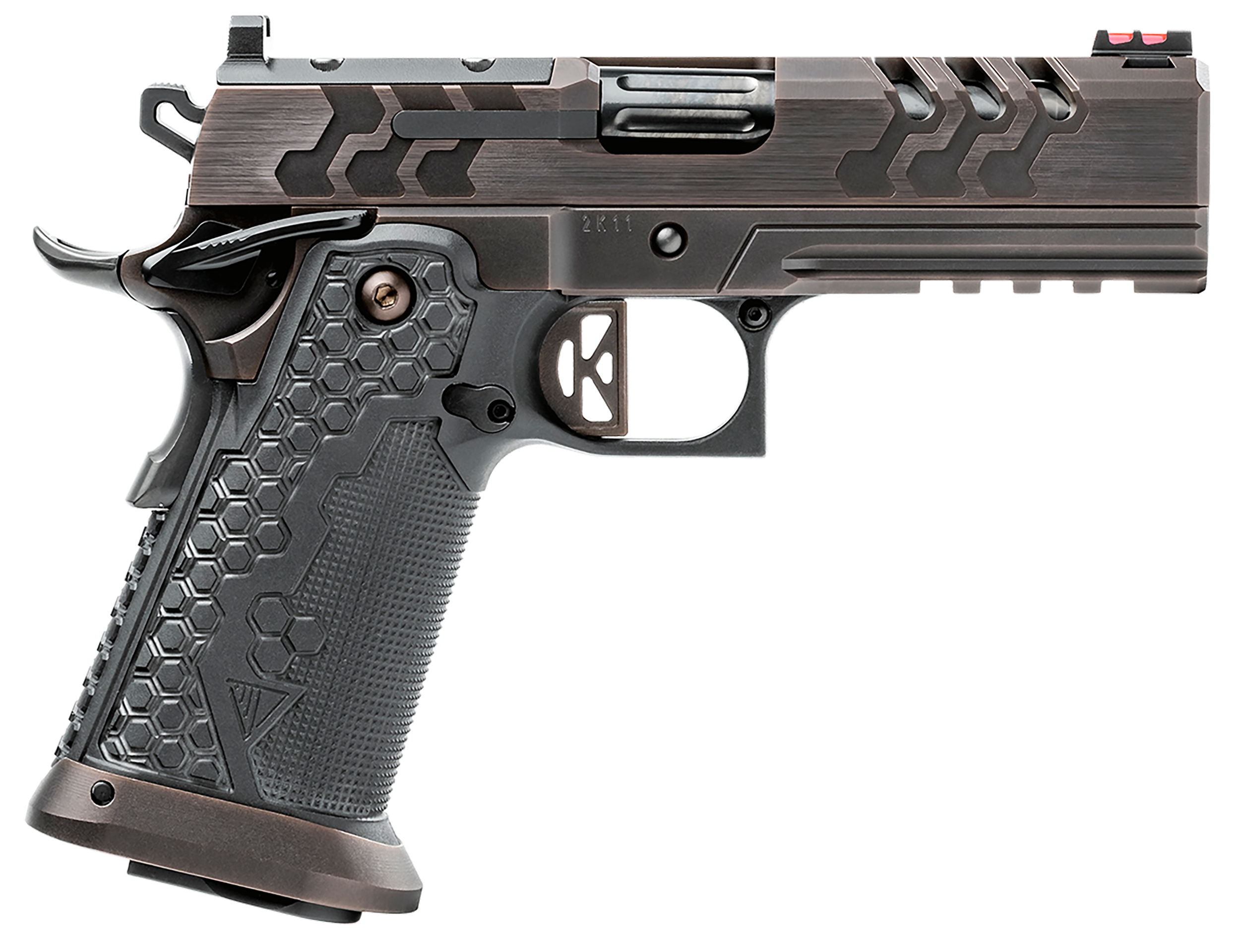 Kimber 2K11 Pro Royal Pistol 3500065, 9mm, 4.25", MJD Black Grips, Bronze PVD Slide/Frame, DLC Barrel, Optic Ready, 19+1