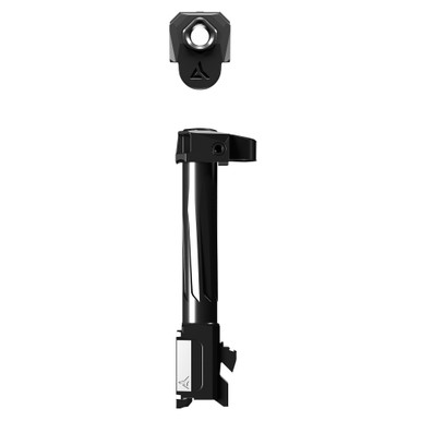 Radian Weapons, RAMJET Fluted Barrel with AFTERBURNER Muzzle Brake, 9MM, Black DLC Finish, INTRA-LOK Mounting System, Fits Glock 19 Gen 4