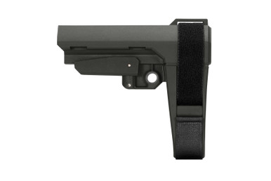 SB Tactical SBA3X-03M-SB SBA3 Synthetic Stealth Gray 5-Position