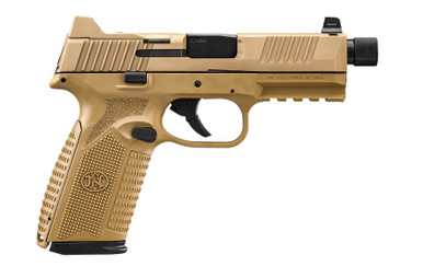 FN America, FN 510 Tactical, 10mm, 4.71" Barrel, 15Rd, Flat Dark Earth, Polymer Frame, Semi-automatic, Striker Fired, Full Size