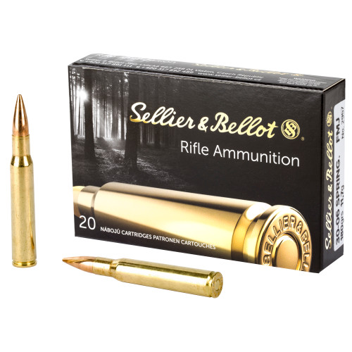 Sellier & Bellot 30-06 Springfield 180gr Full Metal Jacket – 20 Round Box