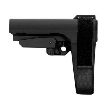 SB Tactical SBA3X-01-SB SBA3 Synthetic Black 5-Position Adjustable for AR-Platform