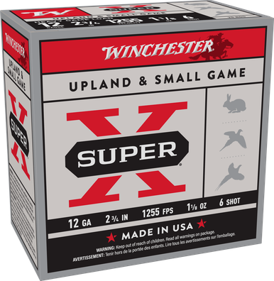 Winchester Super-X XU12H6 12 Gauge Heavy Game Load Shotshell